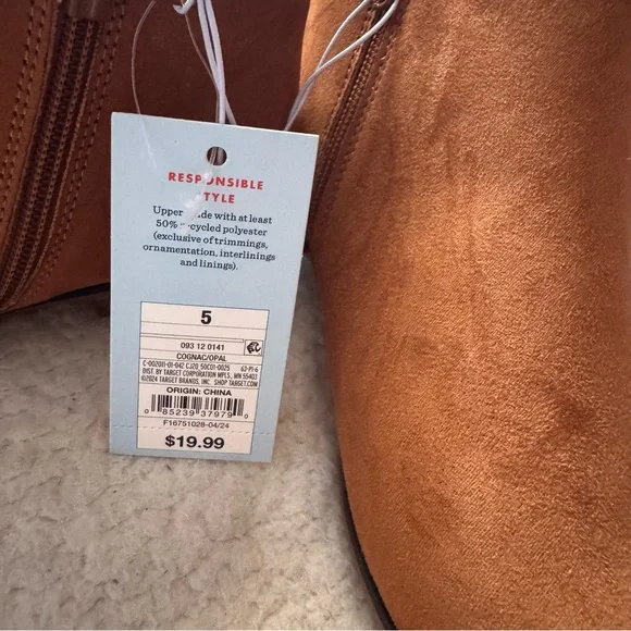 Brand New Cat and Jack Ankle Boots - Picture 5 of 6